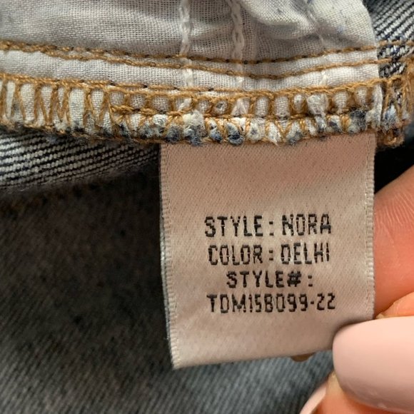 REVOLVE Tularosa Nora High Rise Raw Hem Distressed Jeans in Delhi - Picture 11 of 15